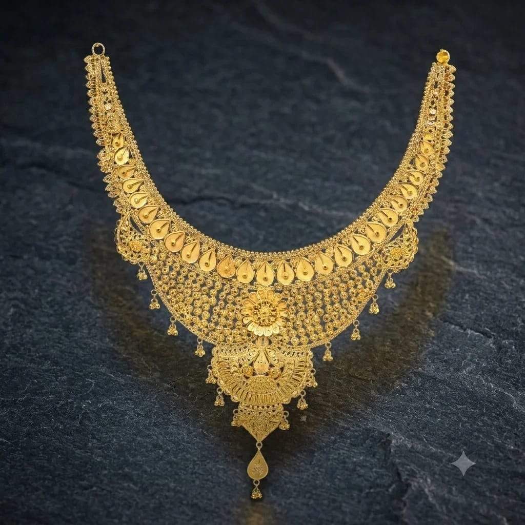 Royal Floral Bridal Necklace